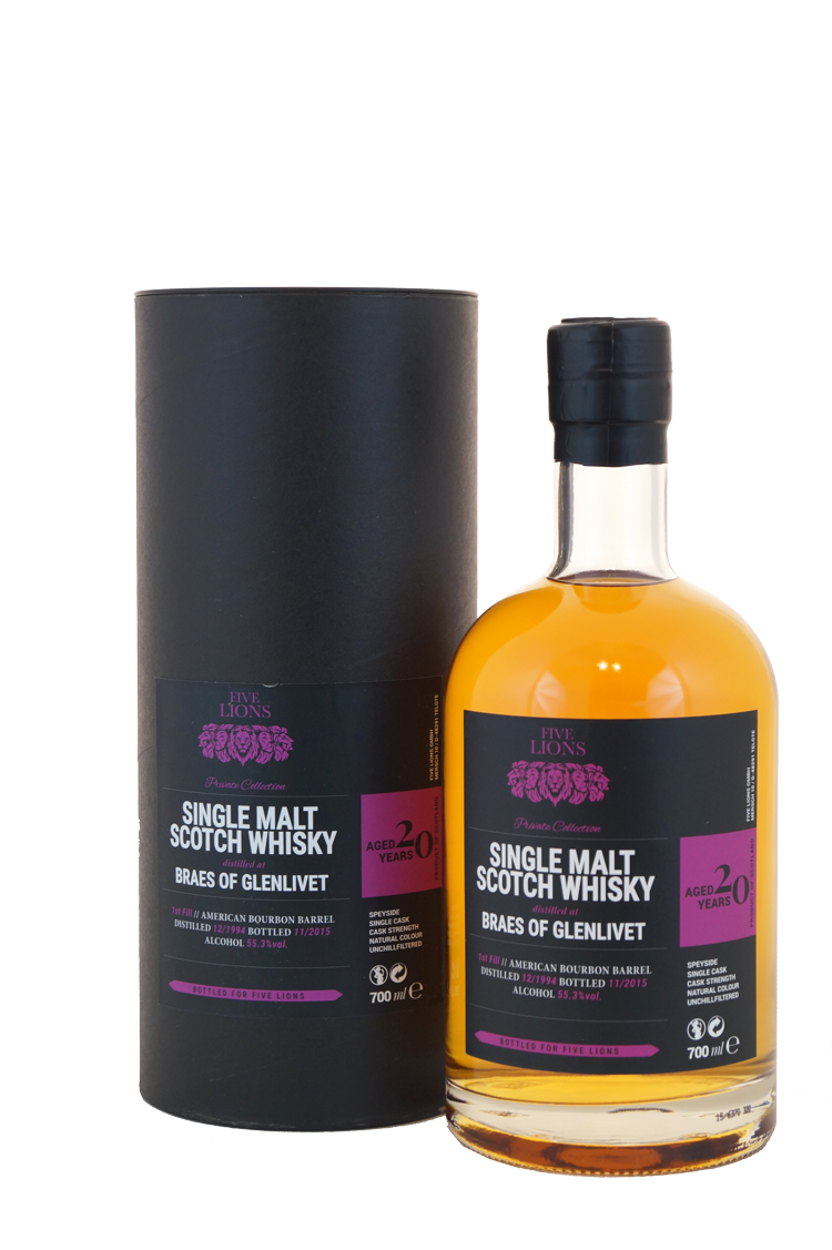 Breas of Glenlivet 20 Jahre Five Lions