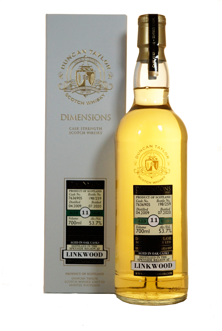 Linkwood 2009/2020 - 11 y.o. - # 7636905 - Dimensions (Duncan Taylor)