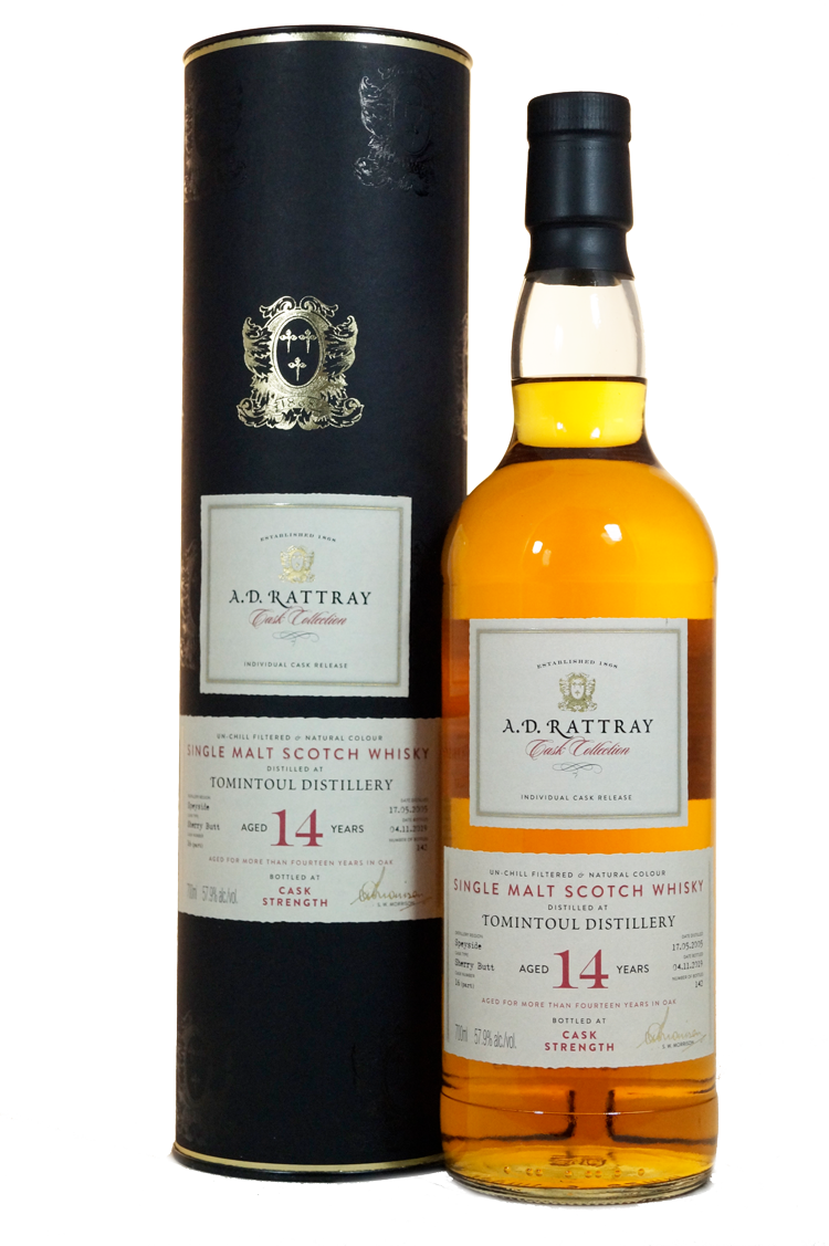 A.D. Rattray Tomintoul 2005 14 Jahre Single Cask