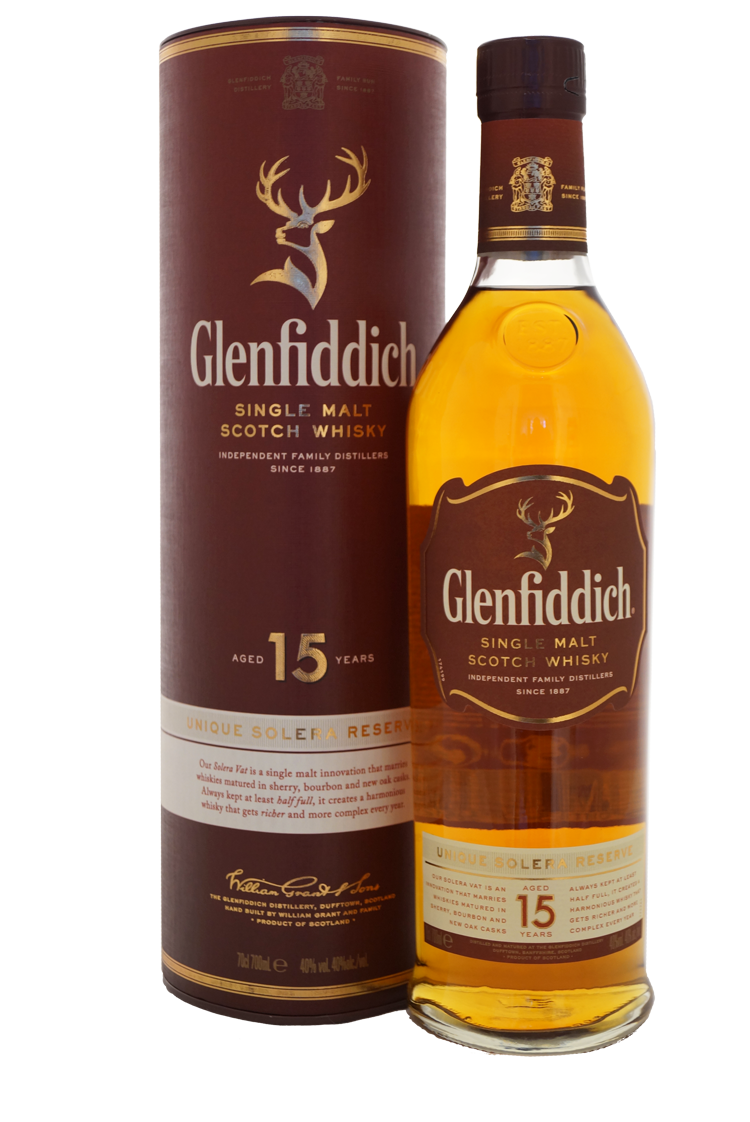 Glenfiddich 15 Jahre Solera - neue Ausstattung
