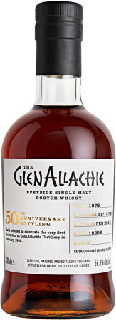 GlenAllachie 1978/2018 #10296 50th Anniversary Single Cask