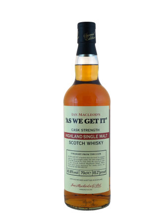 As we get it - Highland Single Malt - First Fill Sherry Cask 64,0% Vol.