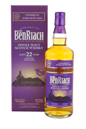 BenRiach 22 Jahre Dark Rum Wood Finish