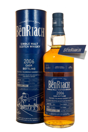 BenRiach 2006/2019 Peated Oloroso Sherry Butt  Single Cask 13 Jahre #581