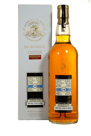 Highland Park 2004/2020 - 16 y.o. - # 501710910 - Dimensions (Duncan Taylor)