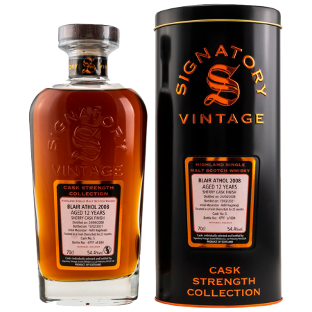 Blair Athol 2008/2021 Signatory Vintage Cask Strength Collection