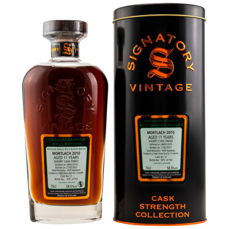 Mortlach 2010/2021 Signatory Vintage Cask Strength Collection