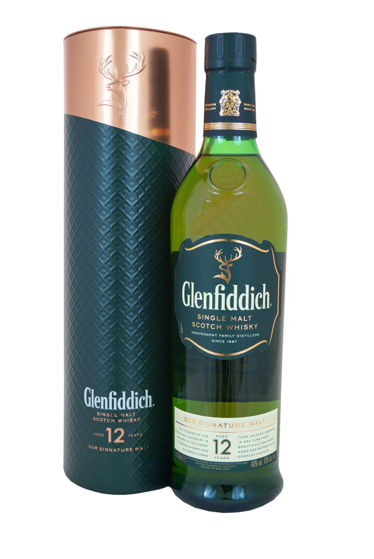 Glenfiddich 12 Jahre - Geschenkverpackung Whisky Online kaufen